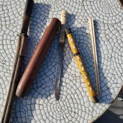 LOT DE 2 NECESSAIRES DE VOYAGE JAPON .ERE MEDJI ET ERE TENPO