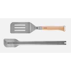 Set de 3 ustensiles barbecue couteau OPINEL N&deg;12