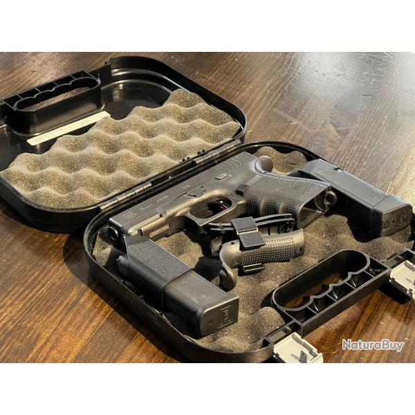 Pistolet Glock 19 Gen.4 D�TENTE ALPHA TIMNEY R�f.844