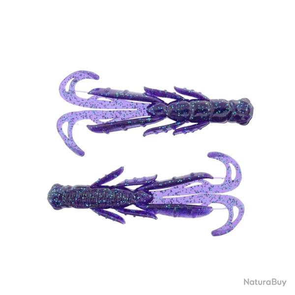 Leurre Souple X-Zone Scented Stealth Creature 7cm 7cm 4g Par 7 dark junebug