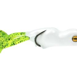 Leurre Souple Scum Frog Big Foot 10,5g 10,5g 10cm white green