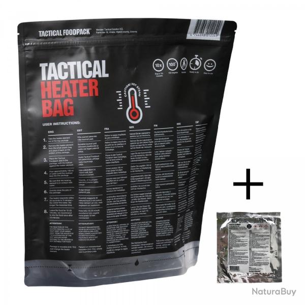 KIT CHAUFFANT SANS FLAMME TACTICAL RATION BAG