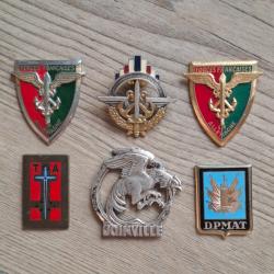 LOT INSIGNES ARMEE DE TERRE ( ANCIENS DONT TOA SANS EPINGLE )