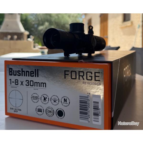 Vends lunette bushnell forge avec collier de montage amovible et fixe .