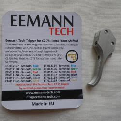 D&eacute;tente Simple Action EEMANN Tech pour pistolets CZ  - Id&eacute;ale pour les longs doigts -