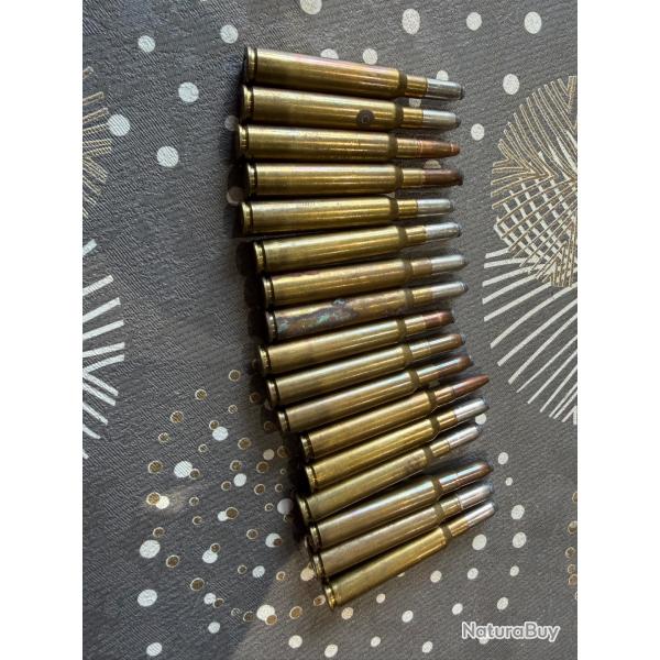 lot de 17 balles, 7x 64 diff�rentes ogives RWS