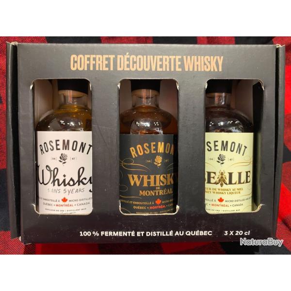ROSEMONT Coffret D�couverte de 3 Whisky