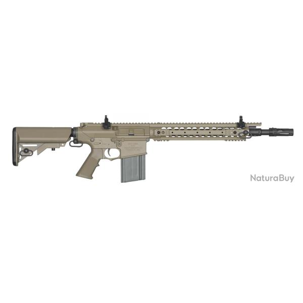 REPLIQUE LONGUE 6MM SR25 CARBINE AEG TAN- AIRSOFT