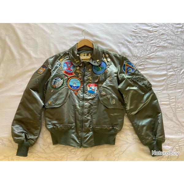 BLOUSON DE VOL US EXEMPLAIRE UNIQUE DUBAI AIR SHOW 91