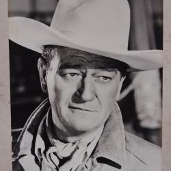 Photo ancienne argentique exploitation cin&eacute;ma john Wayne