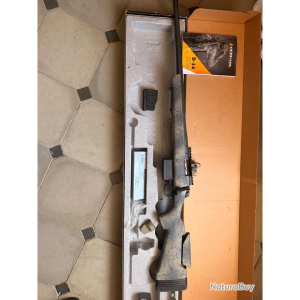 carabine bergara b-14 gaucher avec point rouge