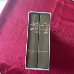 Coffret de deux livres de chasse de Paul Vialar