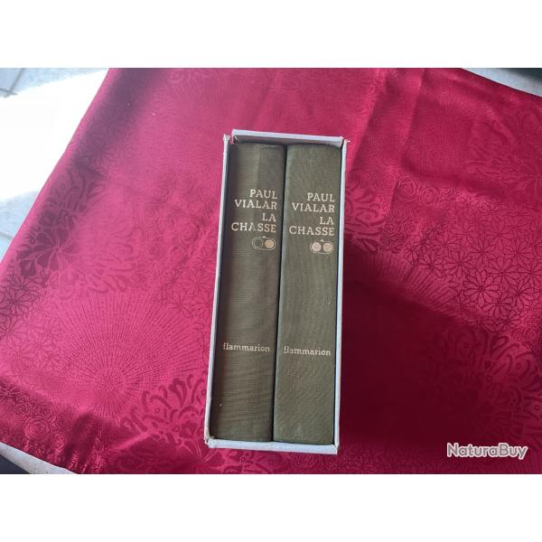 Coffret de deux livres de chasse de Paul Vialar