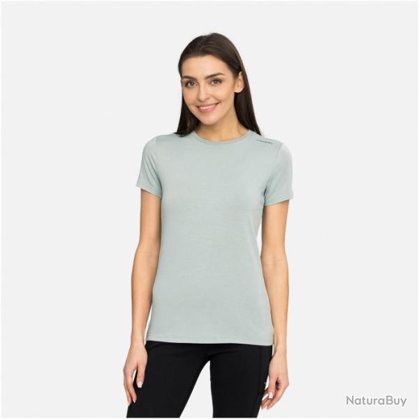 Tee Shirt Randonn�e Femme Bambou Viking "Lenta Bamboo Light Lady" S Vert