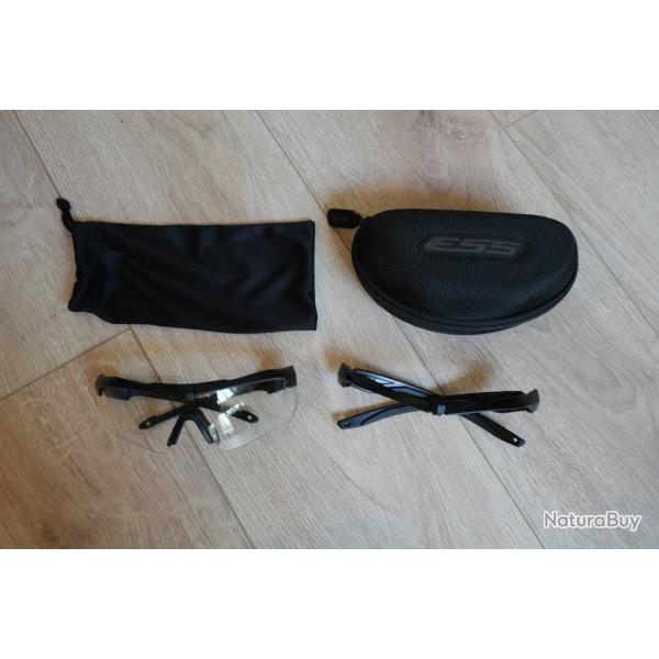 Lunettes de protection ESS Crossbow + Monture Suppressor casque