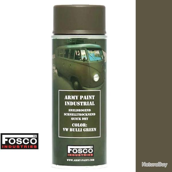 Bombe peinture militaire 400mL VW Bulli Green - a�rosol r�sistant