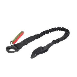 Safety rope - hand-woven (nylon hollow ribbon, high-light metal buckle