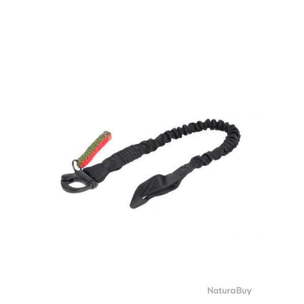 Safety rope - hand-woven (nylon hollow ribbon, high-light metal buckle