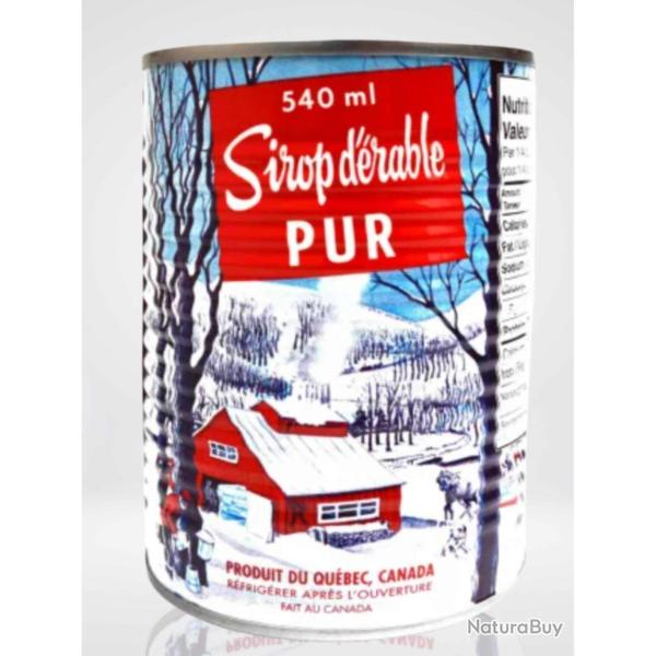 SIROP D'�RABLE AMBR� (Canne �rable 540ml)