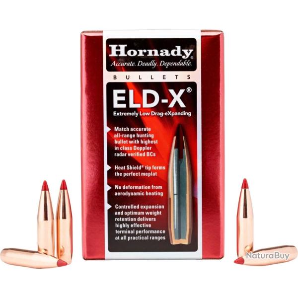 Ogives HORNADY ELD MATCH (chasse) - Cal: 30 (.308") - 212gr - 3077 - Bo�te de 100