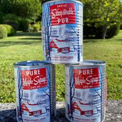 Lot de 3 Canne Sirop d'&Eacute;rable Ambr&eacute; 540ml