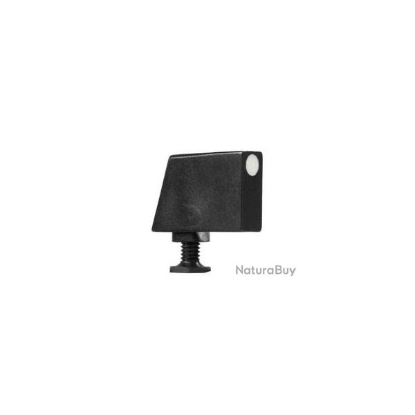 GUIDON GLOCK ACIER 9.1MM GMS ACIER REHAUSSE POINT BLANC