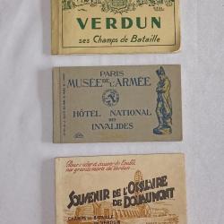 Carnets de cartes postal souvenir guerre 14/18 WW1