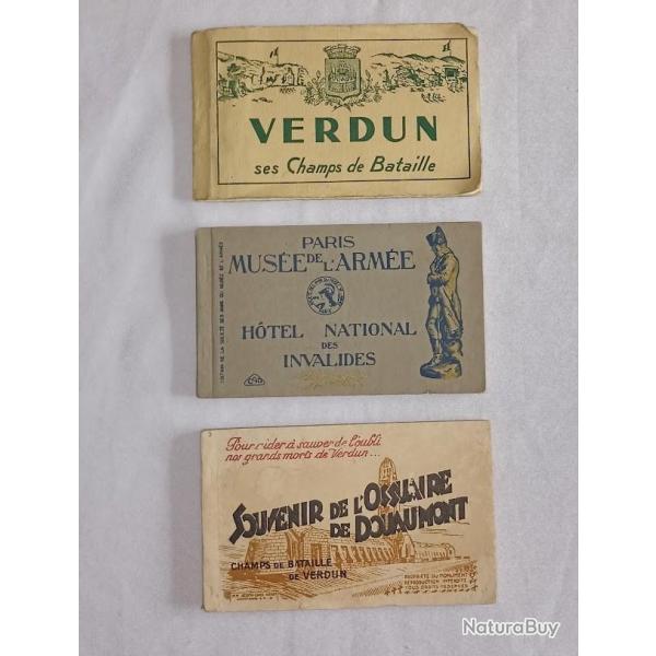 Carnets de cartes postal souvenir guerre 14/18 WW1