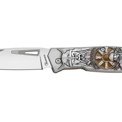 Couteau pliant Viking Zamak-Bois