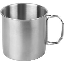 Tasse inox avec poign&eacute;e pliable CAO 0,55L