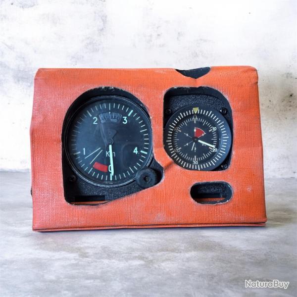 equipement chrono-altimetrique EL 15 F1 BADIN -GROUZET pour parachutiste Armee Francaise