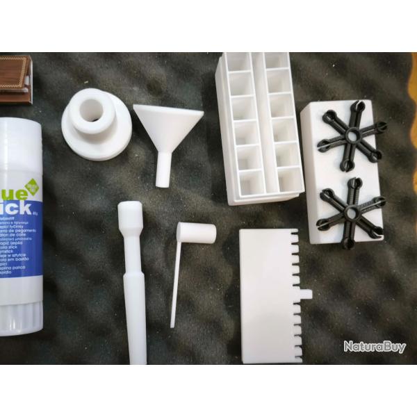Kit rechargement cartouche papier 44 +  4 boites + distributeur amorces