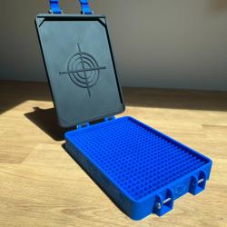 Boite munitions 22lr bleu capacit&eacute; de 475 munitions