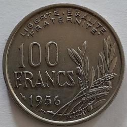 Pi&egrave;ce de Monnaie France  Tr&egrave;s belle 100 francs Cochet 1956