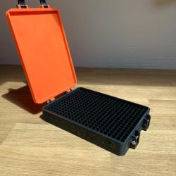 Boite munitions 22lr xl orange capacit&eacute; de 352 munitions