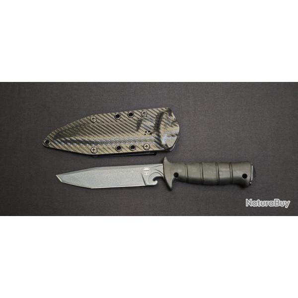 WILDSTEER Wing Tactic UWIN016113EK Couteau Tactique GIGN 27,5 cm / full black