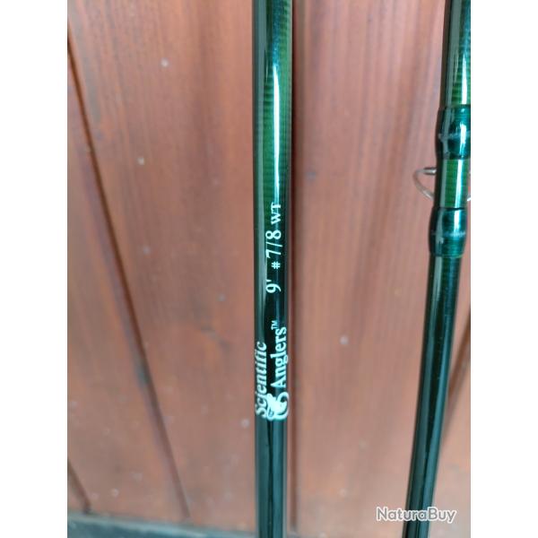 Ensemble p�che � la mouche Scientific Anglers 9' soie 7/8 + moulinet + soie