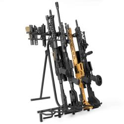 Savior - Ratelier Mobile 6 Carabines Noir - RK-RIF6-ST-BK