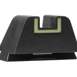 HAUSSE GLOCK ACIER 11.9MM GMS* LUMINESCENTE REHAUSSEE