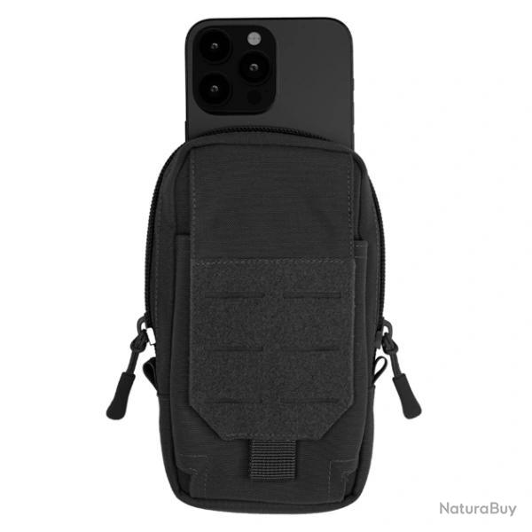 Poche t�l�phone MOLLE coyote ou noire Noir