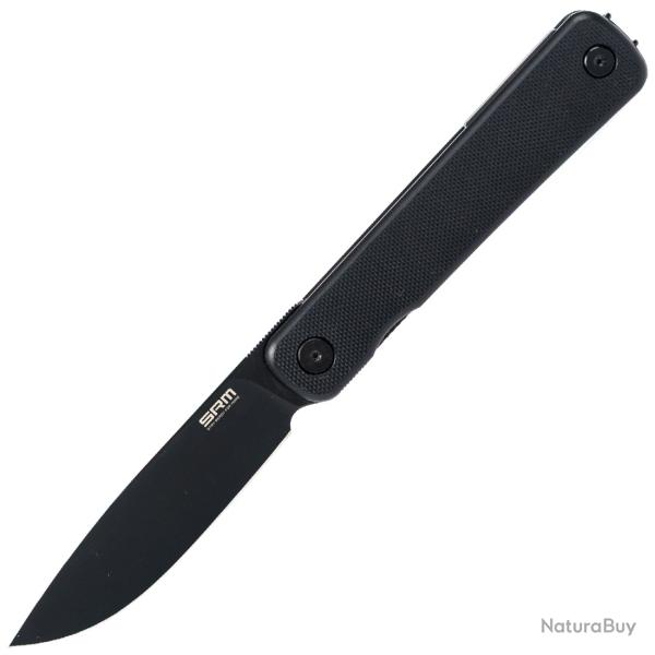 Couteau pliant SRM Palfrey Black 14C28N Black G10