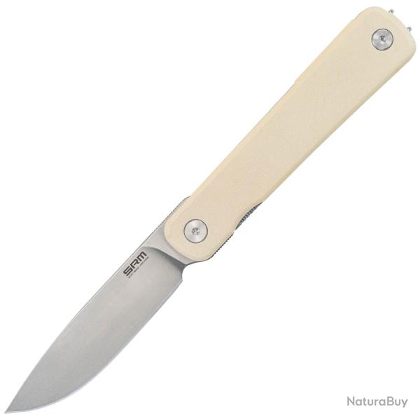 Couteau pliant SRM Palfrey 14C28N Tan G10