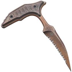 BEE Full Serrated Custom Bronze Apocalyptic - Microtech / Bastinelli