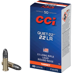 CCI C/22LR Quiet-22 40 grains - Boite de 50