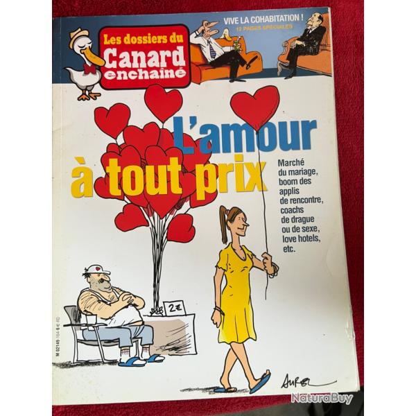 "L'amour � tout prix", magazine les dossiers du canard enchain�