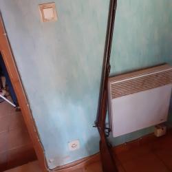 fusil &agrave; percussion   poudre noire, cal 20, juxtapos&eacute; TBE