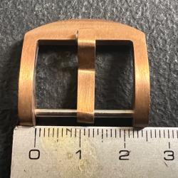 1 boucle &agrave; ardillon en bronze pour bracelet de montre en 22mm