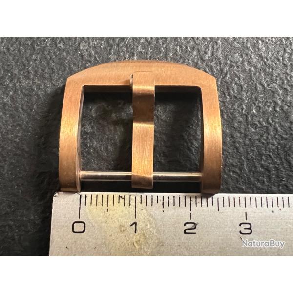 1 boucle � ardillon en bronze pour bracelet de montre en 22mm