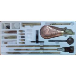coffret accessoires et nettoyage pour revolver poudre noire