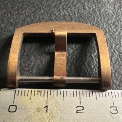 1 boucle &agrave; ardillon en bronze pour bracelet de montre en 26 mm